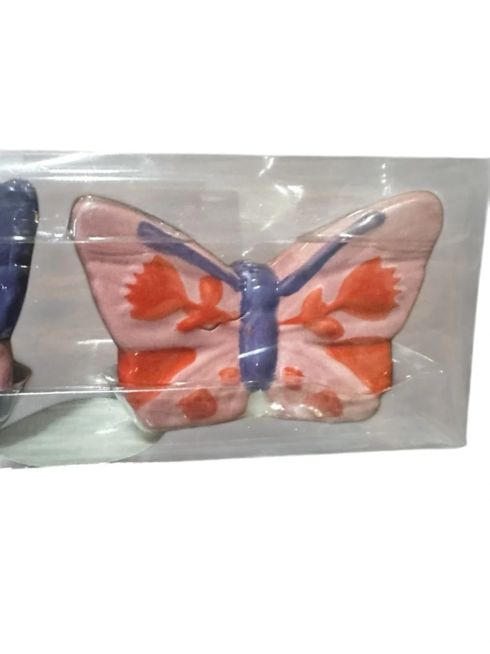 Butterfly Ceramic salt and pepper shakers New